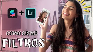 COMO FAZER O SEU PRÓPRIO FILTRO PARA O INSTAGRAM NO CELULAR 📲✨⎢Super fácil e SEM photoshop [upl. by Oicnanev]