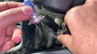 How to Change Headlight Bulb on Mercedes ML350 ML500 W164  Low Beam Bulb Replacement [upl. by Laughlin752]