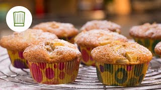 ApfelNuss Muffins  Chefkochde [upl. by Samled]