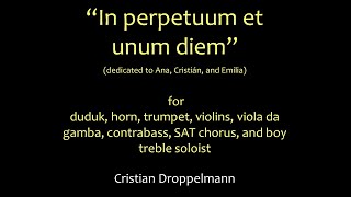 quotIn perpetuum et unum diemquot by C Droppelmann [upl. by Marih842]