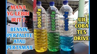 Uji Coba PREMIUM PERTALITE Dan PERTAMAX Samaquot R p 5000 Mana Yg Lebih Irit [upl. by Iroak466]