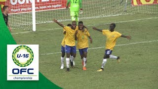 2018 OFC U16 CHAMPIONSHIP  SOLOMON ISLANDS v NEW ZEALAND Match Highlights [upl. by Trilly]