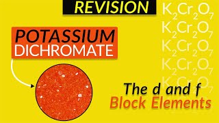 Potassium Dichromate  The d amp f block element ch4  class12 chemistry  CBSE CUET NEET [upl. by Bessie]