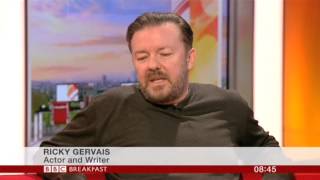 Ricky Gervais Derek Interview BBC Breakfast 2014 [upl. by Neve]