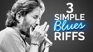 3 Stupidly Simple BLUES Harmonica Riffs Guaranteed to Impress [upl. by Delphinia]