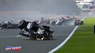 Anthoine Hubert Fatal Crash 2019 F2 Belgium Race 1 [upl. by Nicko699]