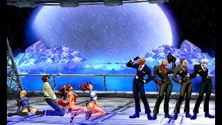 MUGEN KOF Schlussel Pre Team Vs Elegant Team [upl. by Doughman]