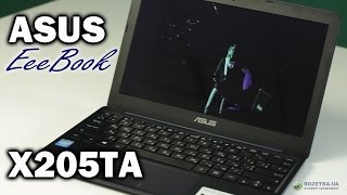 Asus EeeBook X205TA обзор нетбука [upl. by Nylevol]