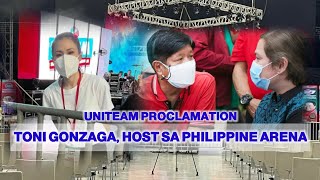 Toni Gonzaga Host sa BBM Sara Proclamation sa Philippine Arena Bulacan [upl. by Anot]