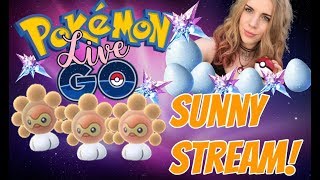 ☀️Sunny Weather☀️ Pokemon Go Live Stream [upl. by Assetal]