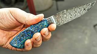 Building A Crazy Twist Damascus Knife [upl. by Newton195]