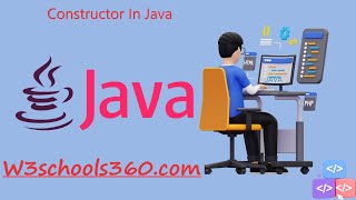 Constructor In Java  W3schools java javaprogramming [upl. by Ciredor713]