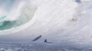 EVERY SURFERS NIGHTMARE NORTH SHORE HAWAII [upl. by Akinam735]