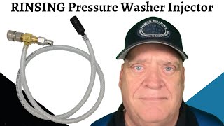 Rinsing Pressure Washer Injector Doug Rucker Store [upl. by Eninej]