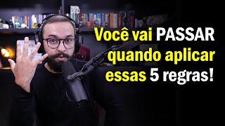 5 DICAS PARA QUEM ESTUDA PARA CONCURSO PÚBLICO [upl. by Notsirhc558]