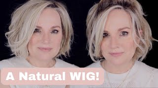 WIG CHAT  Gabor TREND ALERT  SS Biscuit  NATURAL WIG  Shattered Hairstyle  ON TREND WIG REVIEW [upl. by Graff923]