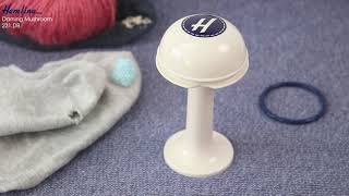 Darning Mushroom with Needle Storage by Hemline [upl. by Ilario]