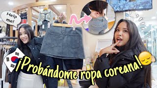 CUERPO DE LATINA CON ROPA DE COREANA 🥶🛍️ Me compré ropa coreana y así quedé  Mila [upl. by Noret]