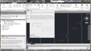 Autodesk AutoCAD Electrical 2014 Tutorial  Aligning Components [upl. by Abbey843]