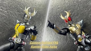 Custom painted Figure Rise Standard Kamen Rider Agito champagne gold ver [upl. by Pan619]