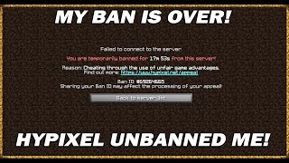 Hypixel UNBANNED me from his OWN SERVER [upl. by Shelbi]