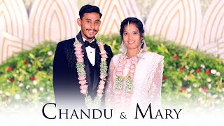 Chandu amp Mary  Wedding Highlights  Merlyn Medias 2024  4K [upl. by Atirys115]