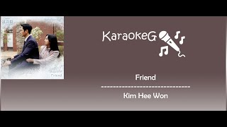 Karaoke Version Friend  Kim Hee Won OST Snowdrop [upl. by Isleana627]