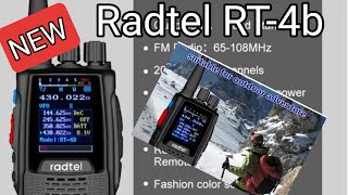 NEW RADTEL RT4B QUAD BAND COLOUR SCREEN [upl. by Htidirem286]