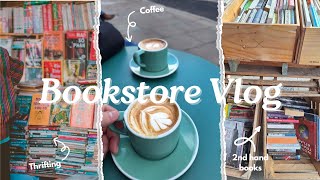 COSY BOOKSTORE VLOG  Come shop with me at 2nd hand bookstores in London [upl. by Anitnegra432]