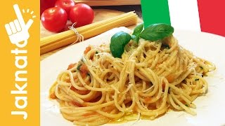 Recept na skvělé Spaghetti Pomodoro  Jaknato [upl. by Ujawernalo]