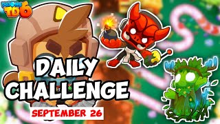 Daily Challenge Bloons TD 6 September 26 2024 🐵 [upl. by Omura935]