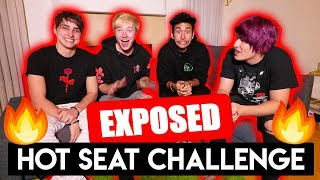 HOT SEAT CHALLENGE exposed our DARKEST secrets  Sam Golbach [upl. by Berneta423]