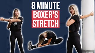 STRETCHING ROUTINE FOR BOXING AT HOME  FAST 5 MINUTE COOL DOWN [upl. by Inavoj510]