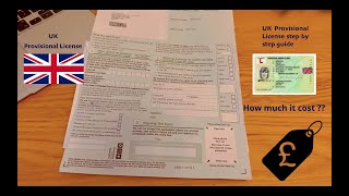 How To Apply Online For UK Provisional Driving License Step by Step guide  International Students [upl. by Bernardina]