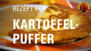 Omas Blitzrezept für schnelle Kartoffelpuffer Reibekuchen oder Klitscher aus der DDR [upl. by Haslam]