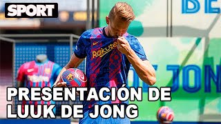 🙌 Así ha sido la PRESENTACIÓN de LUUK DE JONG como jugador del FC BARCELONA [upl. by Enrichetta95]