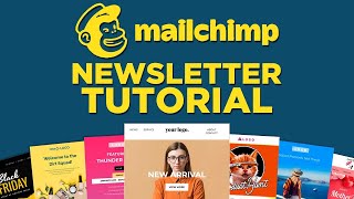 Mailchimp Newsletter Tutorial 2023  How to Create a Newsletter [upl. by Ofelia]