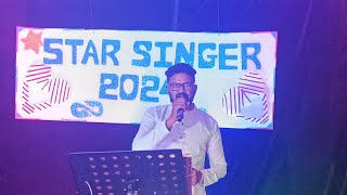 Baduku Jataka Bandi  Kannada Song By l Jagdish Naik  DM EVENTS  Singing Competition Round [upl. by Wheelwright]