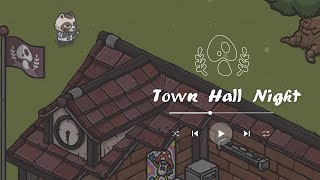 Cozy Tsuki Odyssey Ost  Town Hall Night  30 minutes loop  Calm music [upl. by Eicirtap760]