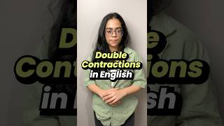 Double Contractions In English  Fluent English Speaking speakingenglish fluentenglish ananya [upl. by Latouche]