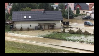 Uszkodzony most Nysa 16 09 2024 Opolskie Powódź dzień trzeci  zbiornik wały Białka [upl. by Syl]