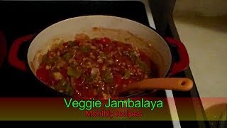 Veggie Jambalaya Monthly Recipe [upl. by Worrad]