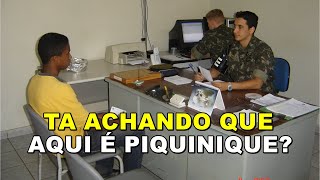 CONSCRITO TA INDO PRO QUARTEL PRA MERENDAR [upl. by Win]