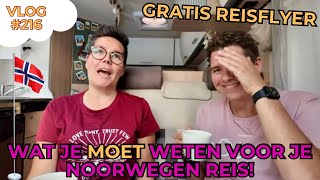 NOORWEGEN MET DE CAMPER  GRATIS REISFLYER [upl. by Pravit]