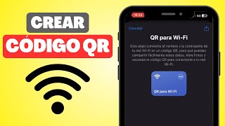 Cómo Crear un código QR del WIFI con el iPhone  Actualizado [upl. by Akira]