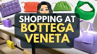 SHOPPING AT BOTTEGA VENETA bags  BOTTEGA handbags Cassette Handbag Pouch Handbag Jodie Handbag [upl. by Durant597]