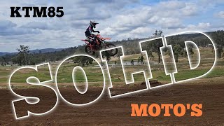 Solid motos MX1 amp MX2 practice for the boys 2023 motocross motokids moto dirtbike gatedrop [upl. by Legnaros]