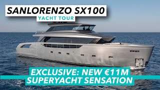 Sanlorenzo SX100 yacht tour  Inside a new €11m superyacht sensation  Motor Boat amp Yachting [upl. by Yllime]