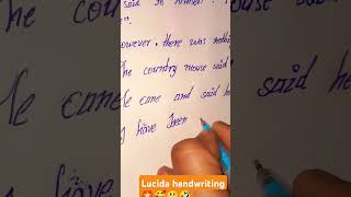 lucida handwriting 🥰😘🤣 [upl. by Glimp]