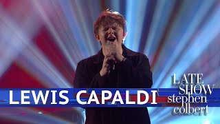 Lewis Capaldi TV Show Performance [upl. by Ahtibat397]